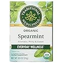 (NOT A CASE) Organic Spearmint Caffeine Free Herbal Tea 16 Tea Bags