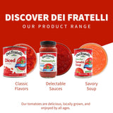Dei Fratelli Fire Roasted Pizza Sauce (15 oz. Cans, 12 pack) - Vine-Ripened - No Water Added - Non-GMO, Gluten-Free