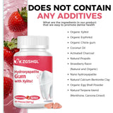 Hydroxyapatite Gum, 90 Pieces, Good for Teeth Remineralization, Sugar-Free Strawberry Chewing Gum with Xylitol, Two pieces after meals to freshen