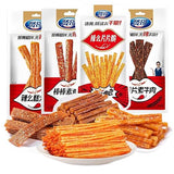 4 Packs Latiao Spicy Strips,Latio Spicy Gluten Classic Chinese Snacks,Vegan,Low Sugar and Low Calories,??,La Tiao