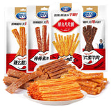 4 Packs Latiao Spicy Strips,Latio Spicy Gluten Classic Chinese Snacks,Vegan,Low Sugar and Low Calories,??,La Tiao