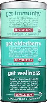 The Republic of Tea: Wellness Stackable Tin Herbal Tea, 42 Tea Bags