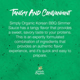 Simply Organic Korean BBQ Simmer Sauce, Certified Organic | 8 oz | Pack of 6