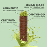 Habibi’s - Dubai Chocolate Bar | Authentic Middle Eastern Dessert | Gourmet Chocolate Pistachio Treat | Premium Pistachio Cream Filling | Made in