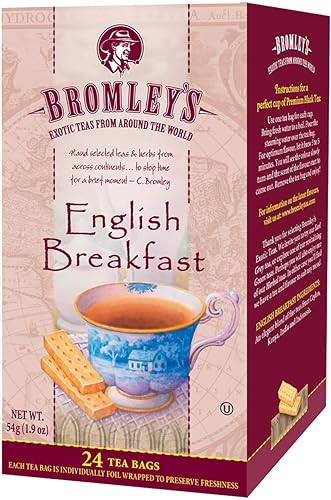 Bromley's English Breakfast Tea, 24 Count (Pack of 6)