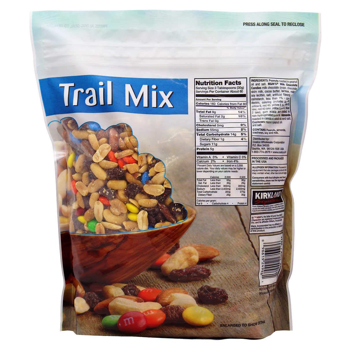 Kirkland Signature Trail Mix, 4 lb (6 Pack)