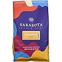 Sarasota Coffee Ground Creme Brulee | Medium Roast Gourmet Flavored Coffee Grounds | Low Acid, Mold Free, Specialty Grade Flavored Bulk Ground | 5lb