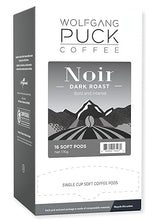 Wolfgang Puck Soft Coffee Pods, Noir, 12 Gram Soft Pods, 16 count (Pack of 3)