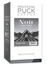 Wolfgang Puck Soft Coffee Pods, Noir, 12 Gram Soft Pods, 16 count (Pack of 3)