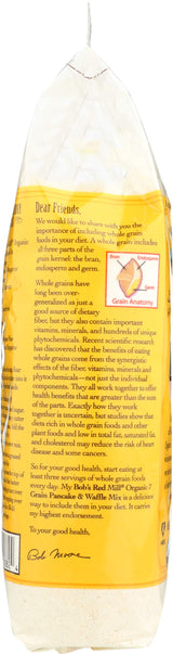 Bob's Red Mill Pancake & Waffle Mix, 7 Grain, Organic, 26 Oz