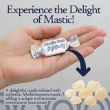 Ceres Gourmet Mastic Soft Candy Bulk 2.2 lb - Individually Wrapped Chewy Candy with Natural Mastic Flavor - Bulk Gourmet Candies for Parties, Offices