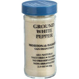 Morton & Bassett Ground White Pepper, 2.3 oz - Non-GMO, Salt-Free, Smooth and Mild for Sauces, Soups & Seasoning