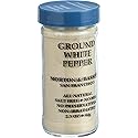 Morton & Bassett Ground White Pepper, 2.3 oz - Non-GMO, Salt-Free, Smooth and Mild for Sauces, Soups & Seasoning