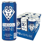 HEIR LION | The First Christian Energy Drink Natural Energy Drink - 12 Pack, 12oz Cans - Healthy, Low-Carb & Clean Energy - Natural Caffeine