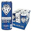 HEIR LION | The First Christian Energy Drink Natural Energy Drink - 12 Pack, 12oz Cans - Healthy, Low-Carb & Clean Energy - Natural Caffeine