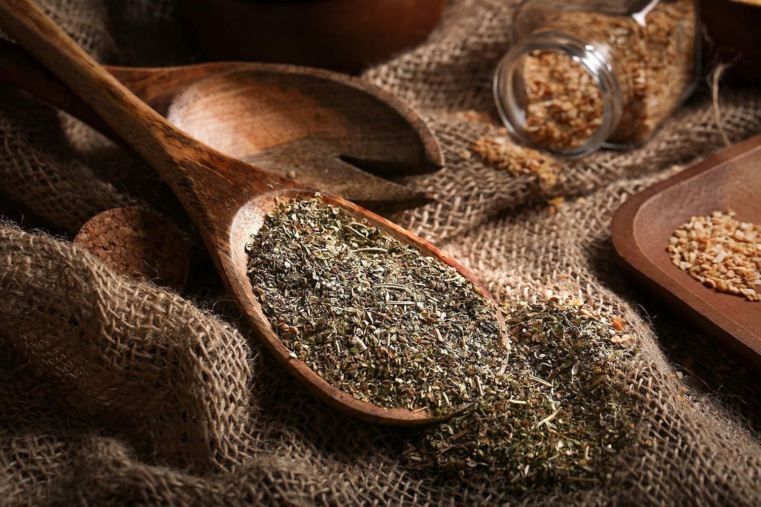 Gourmanity Italian Seasoning, the Perfect Blend of Oregano, Basil, Marjoram, Rosemary and Thyme herbs, Salt-free, Use on Spaghetti, Pizza, Salad