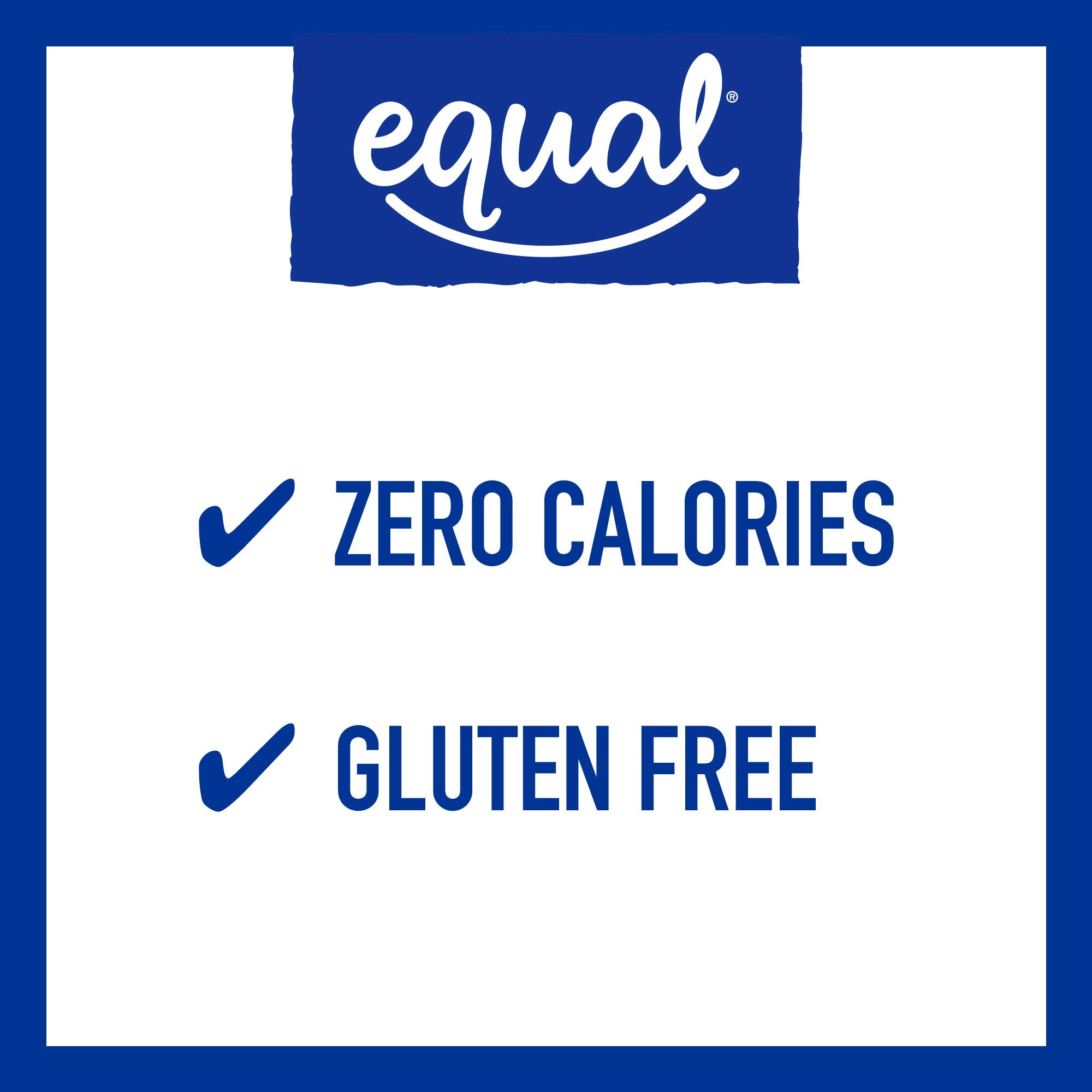 EQUAL 0 Calorie Sweetener, Aspartame and Acesulfame-K Sweetener Packets, Zero Calorie Sugar Alternative, Erythritol Free, 2000 Ct (Pack of 1)