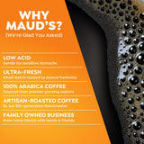 Maud's Decaf Banana Flavored Coffee Pods, 18 ct, Decaffeinated Medium Roast Flavored Coffee in Single Serve Pods - 100% Arabica Beans, Compatible