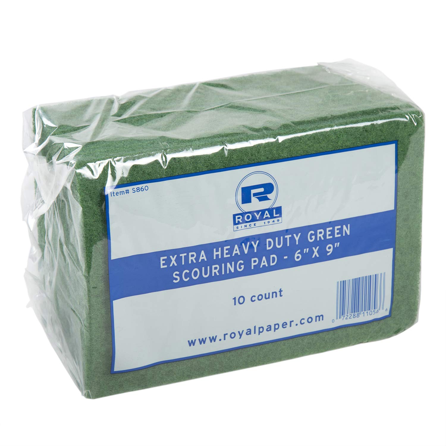 Royal Green Heavy Duty Scouring Pads, Package of 60