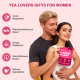 Lifebooil Hormone Balance Tea for Women | Caffeine-Free Herbal Tea with 7 Herbal Ingredients (Red Raspberry Leaf, Spearmint, Nettle, Ginger & More) |