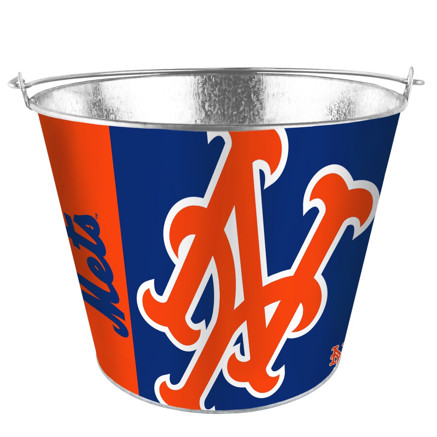 MLB New York Mets Bucket 5 Quart Hype Design, Team Colors, One Size