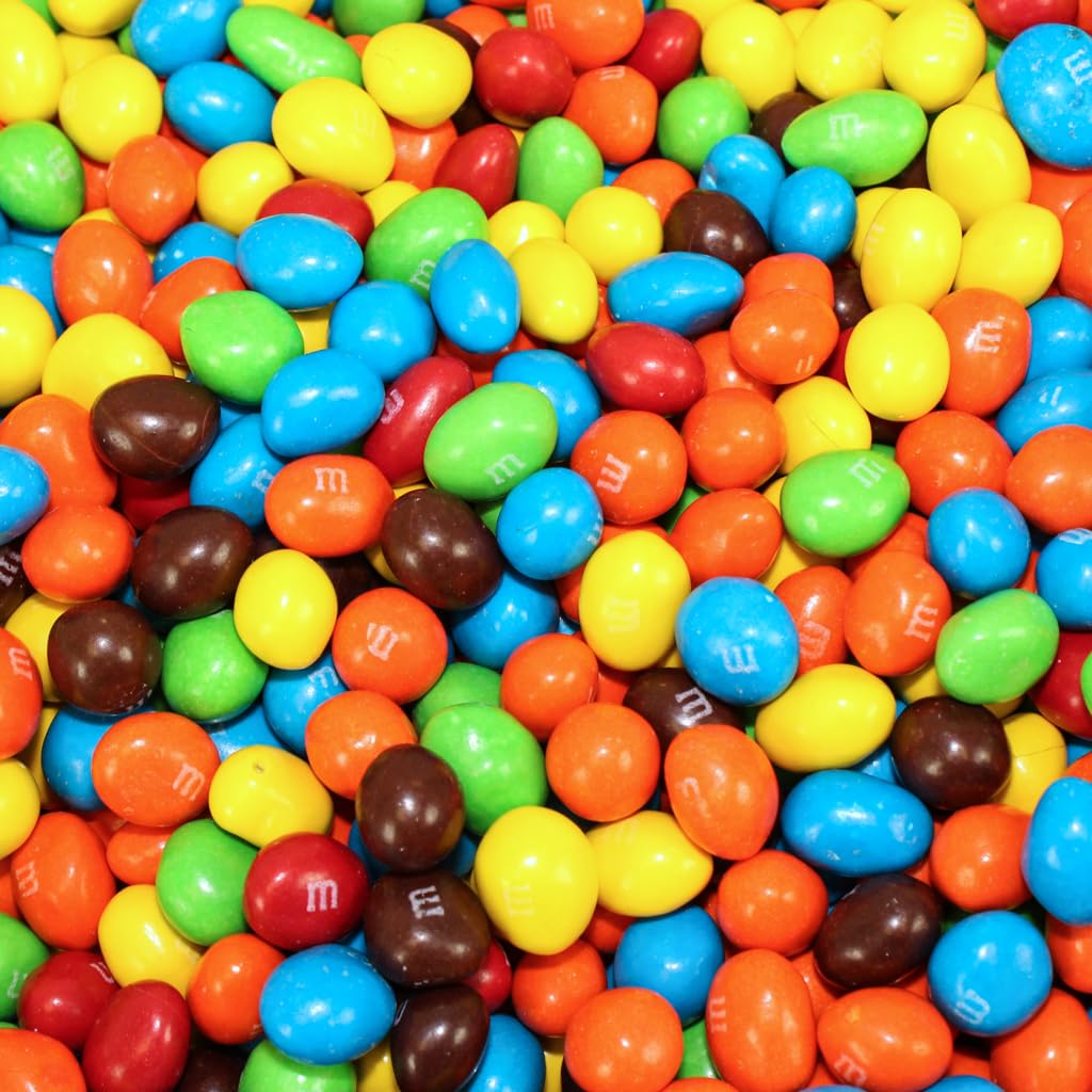 M&M's Peanut Milk Chocolate Candy Bulk Bag, 25 Pound, Resealable - Party Size Snack Mix & Baking Supply
