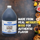 Colgin Authentic Mesquite Flavor (128 Oz) for Home Cooks and BBQ Enthusiasts Liquid Smoke for Cooking Add Mesquite Liquid Smoke Flavoring to BBQs