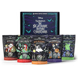 Bones Coffee Company The Nightmare Before Christmas Collector's Box 5 Flavored Coffee Low Acid Medium Roast Arabica Beans Specialty Coffee Gifts