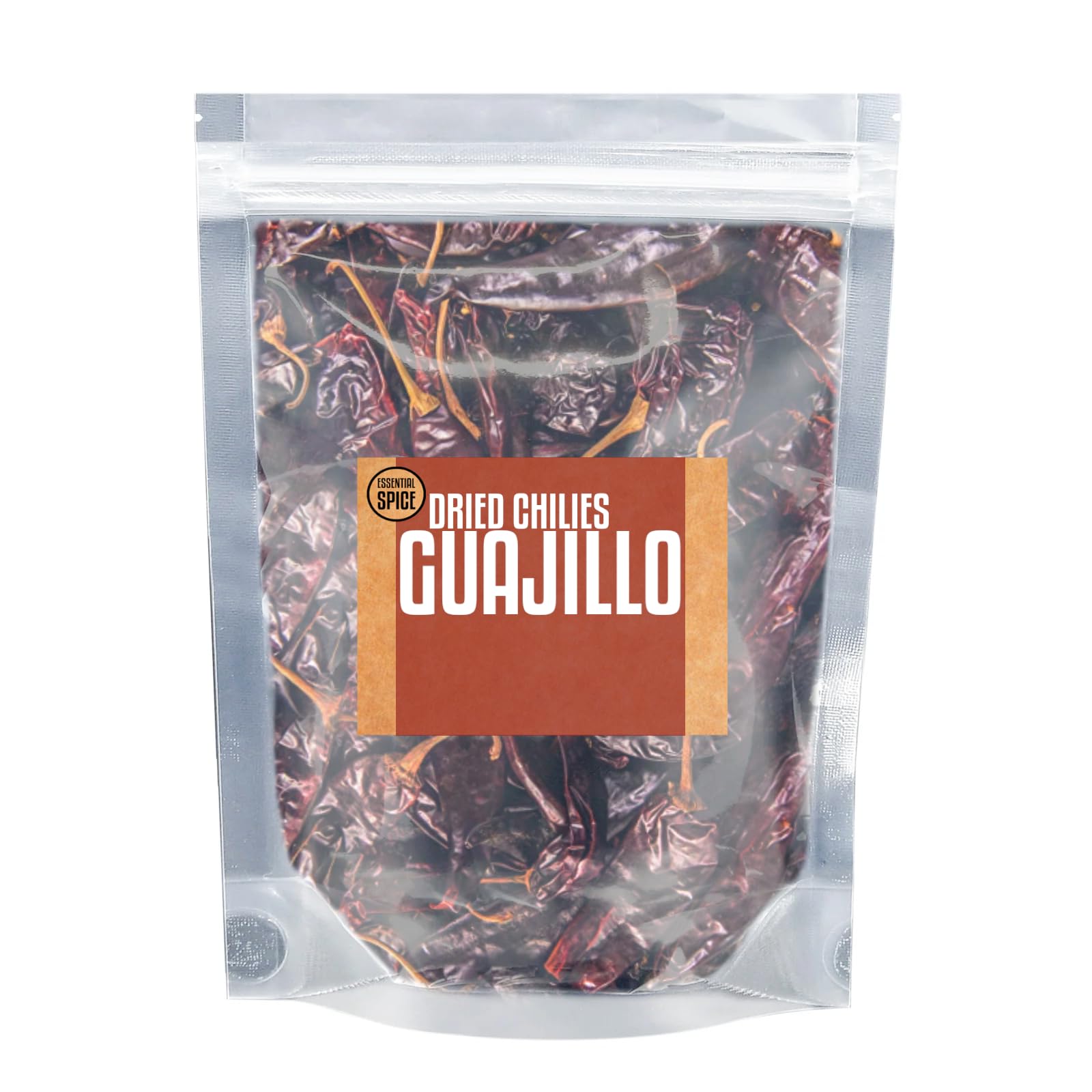 Essential Spice Dried Guajillo Chilies - Mild Heat with Sweet, Tangy, and Smoky Notes - Whole Mexican Chili Pods for Salsas, Moles, Stews & Marinades