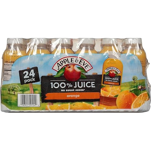 Apple & EVE Apple & Eve 100% Orange Juice 24 Pack 10 FL Ounce Net Wt 240 Fl Ounce, 10 Fl Oz (Pack of 24)