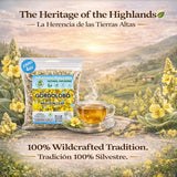 Gordolobo Herbal Tea - 4 oz (113 g) - 100% Natural Loose Leaf Mullein Flower Tea - Vegan, Non-GMO, Gluten-Free - Traditional Mexican Remedy - Calming
