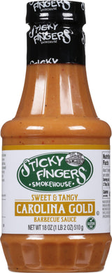 Sticky Fingers Carolina Classic Barbecue Sauce, 18 Ounces - Pack of 2