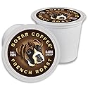 Boxer Coffee French Roast dark roast pods compatible with Keurig K-Cup, 48 count