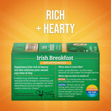 Twinings Tea Variety 2-Pack - English Breakfast, Caffeinated + Irish Breakfast, Decaffeinated, Black Tea Bags, Individually Wrapped, 20 Count Each