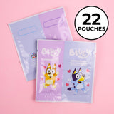Bluey Dipping Sticks with Candy Powder Classroom Exchange Kit, Individual Packets for Party Favors, 22 Pouches