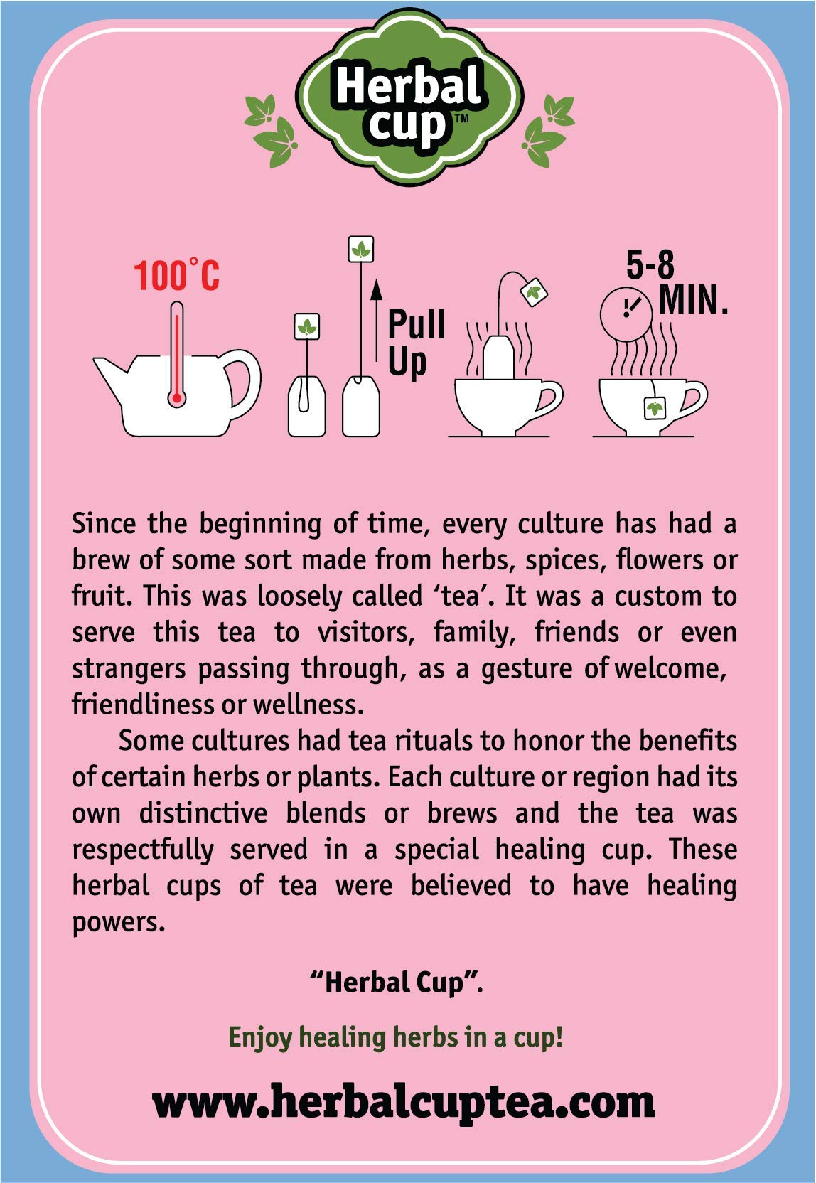 Herbal Cup Ayurveda Immune Tea, Organic Echinacea Booster, No Caffeine Herbal Teas (Immune Echinacea, 16 Count (Pack of 6))