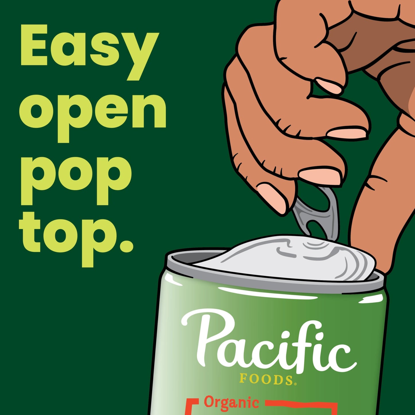 Pacific Foods Organic Harvest Black Bean Chili, Plant Based, 16.5 oz Can