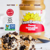 SunButter Creamy Sunflower Seed Butter, 16 oz Nut-Free Spread with 7g Plant-Based Protein, Roasted Rich & Savory Flavor, Smooth Texture | Vegan