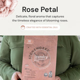 Grab Green Stoneworks Laundry Detergent Pods, Powered by Naturally-Derived Plant & Mineral-Based Powder Pods, Rose Petal, 50 Count (Pack of 1)