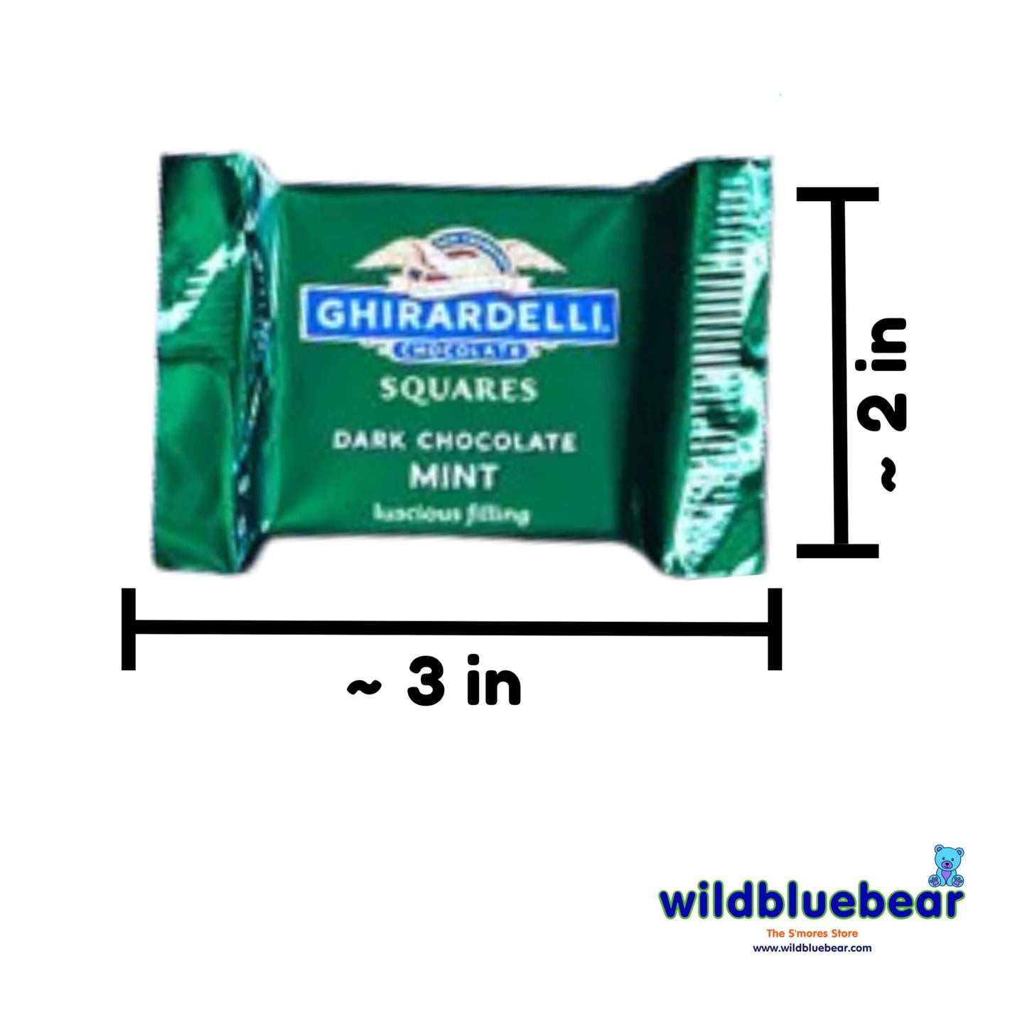 WBB | SMORES KIT STRIP | Individually packaged set : Graham Crackers, Marshmallow, Chocolate | Make delicious smores (100 sets) (Dark Mint Chocolate)