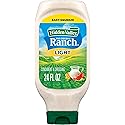 Hidden Valley Light Ranch Condiment and Dressing, Easy Squeeze Bottle, 24 Fl Oz (Package May Vary)