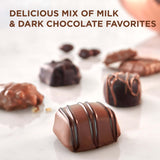 RUSSELL STOVER Christmas Assorted Milk & Dark Chocolate Candy Tree-Shaped Gift Box, 6.3 oz.