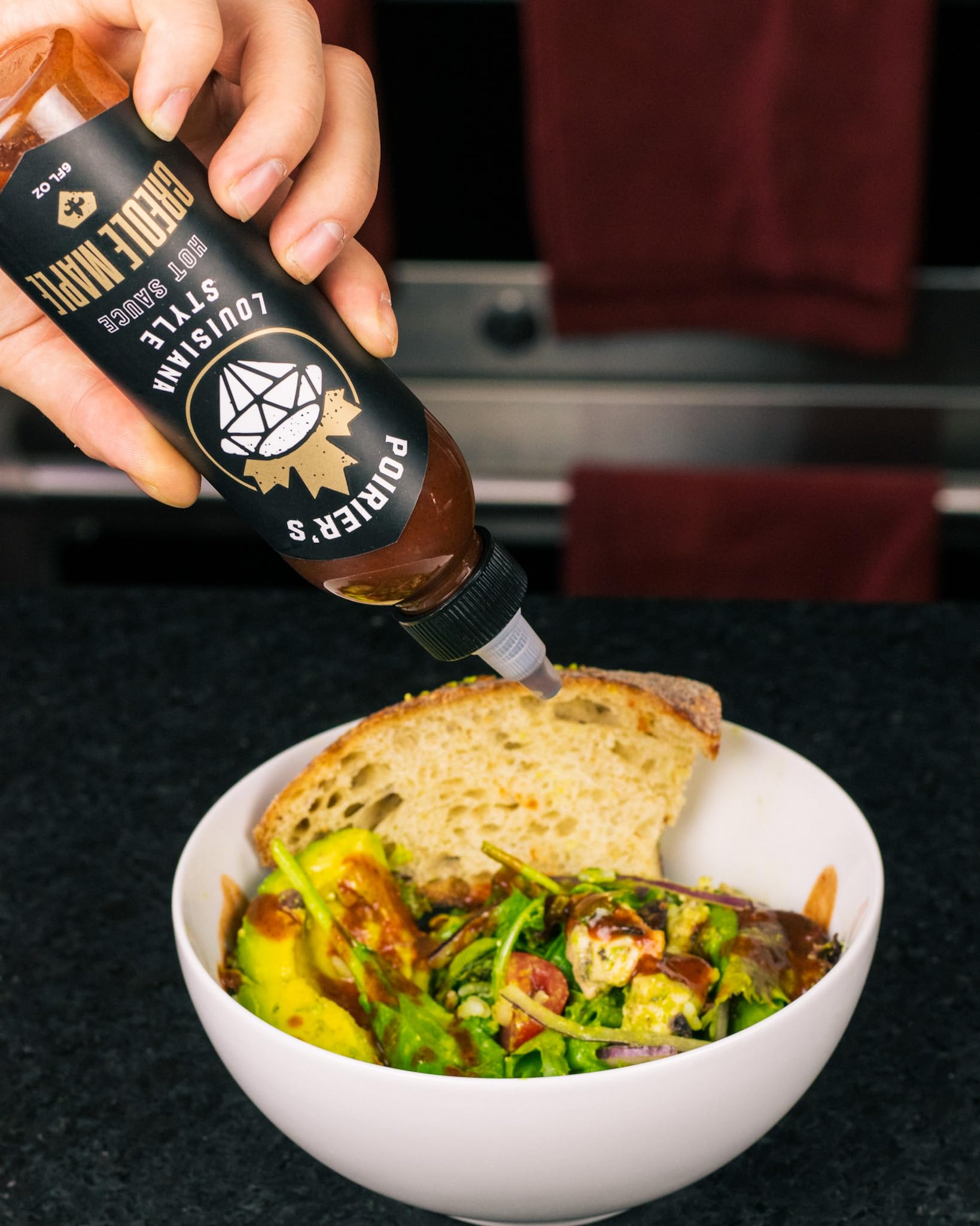 Heatonist Dustin Poirier's Louisiana Style Creole Maple Hot Sauce - Official Hot Sauce of UFC (1-Pack)