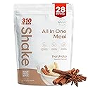 310 Nutrition All-In-One Meal Replacement Shake - Plant-Based Protein Powder with High Fiber, Probiotics, Digestive Enzymes & Adaptogens - Low Carb