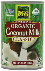 Native Forest Coconut Milk, Organic Unsweetened, 13.5-Ounce (Pack of 6)
