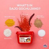 #RT Sajo Halal Hot Pepper Paste (Gochujang) 500g -This red pepper paste is used in almost all Korean recipes like Army Stew, Bibimbap and Tteokbokki