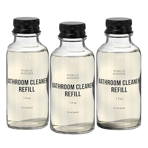 Public Goods Bathroom Cleaner Refill | Refill Concentrate for Toilets, Tile, Showers, Sinks | Cruelty Free, Vegan Friendly | Scented with Lemon