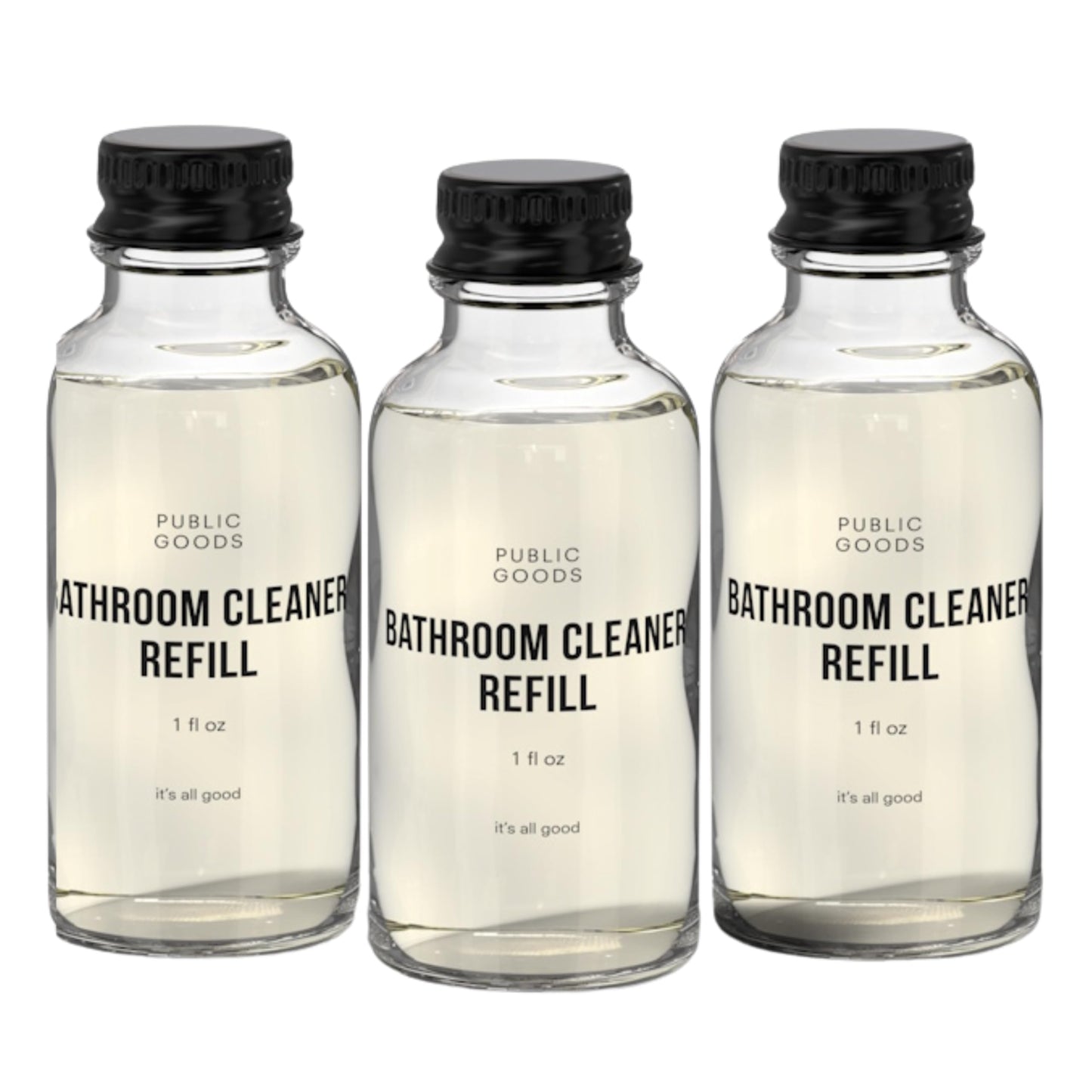 Public Goods Bathroom Cleaner Refill | Refill Concentrate for Toilets, Tile, Showers, Sinks | Cruelty Free, Vegan Friendly | Scented with Lemon