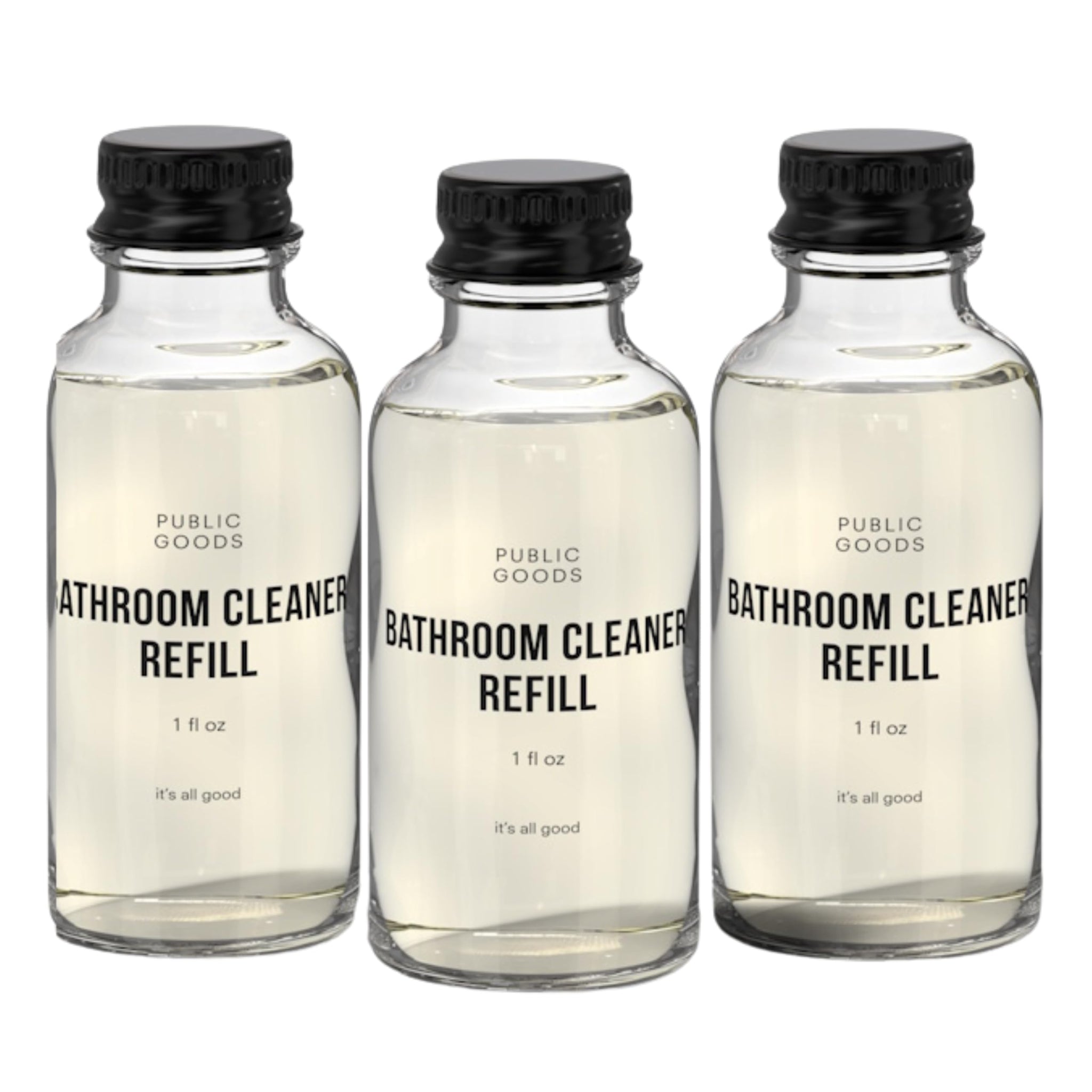 Public Goods Bathroom Cleaner Refill | Refill Concentrate for Toilets, Tile, Showers, Sinks | Cruelty Free, Vegan Friendly | Scented with Lemon