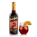 Absinthia Crimson Smoke Craft Mixer - Smoky Non-Alcoholic Drink Mixer with Cranberry, Honey & Cedar-Smoked Black Tea | Cocktail Syrup for Mocktails